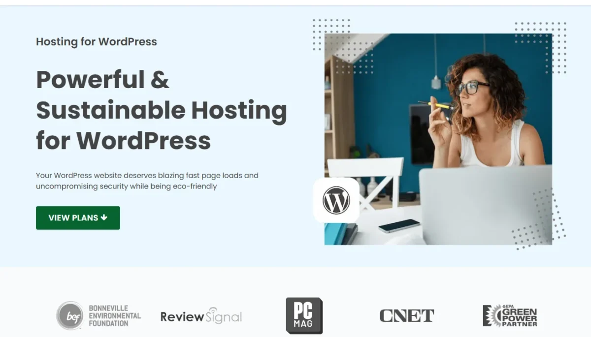 Powerful & Sustainable Hosting for WordPress saashostly
