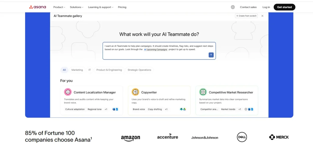 Supercharge your teams with AI that gets work done