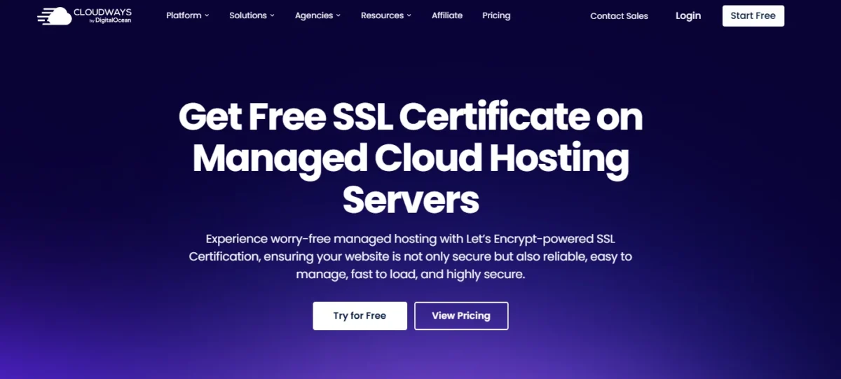 Cloudways Free SSL Certificates