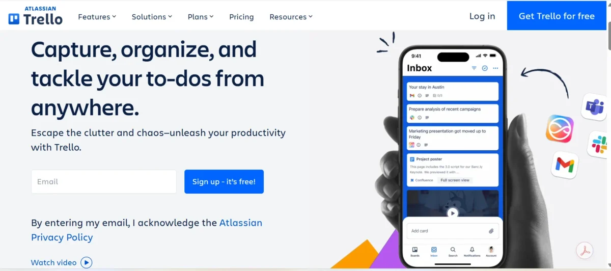 Capture, organize, and tackle your to-dos from anywhere.