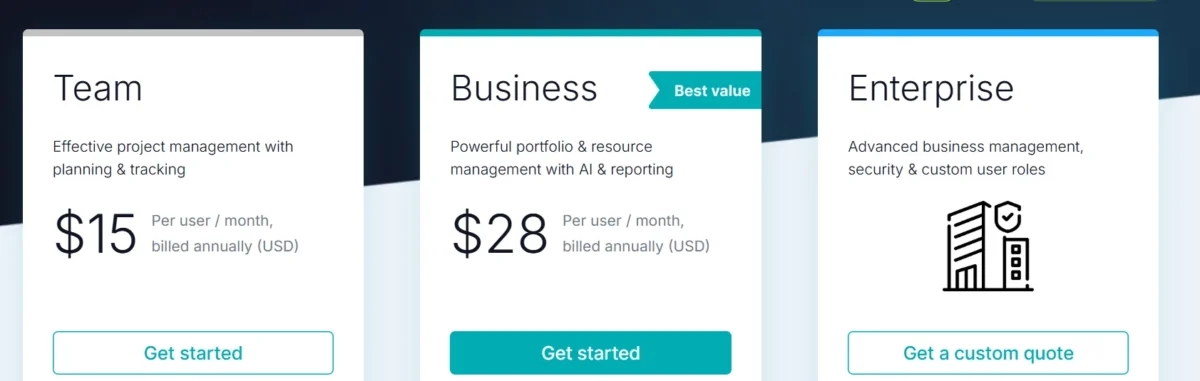 ProjectManager Pricing Plans